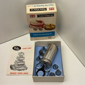 Tala Ware Icing and Food Decorating set with piper and 6 piping tips